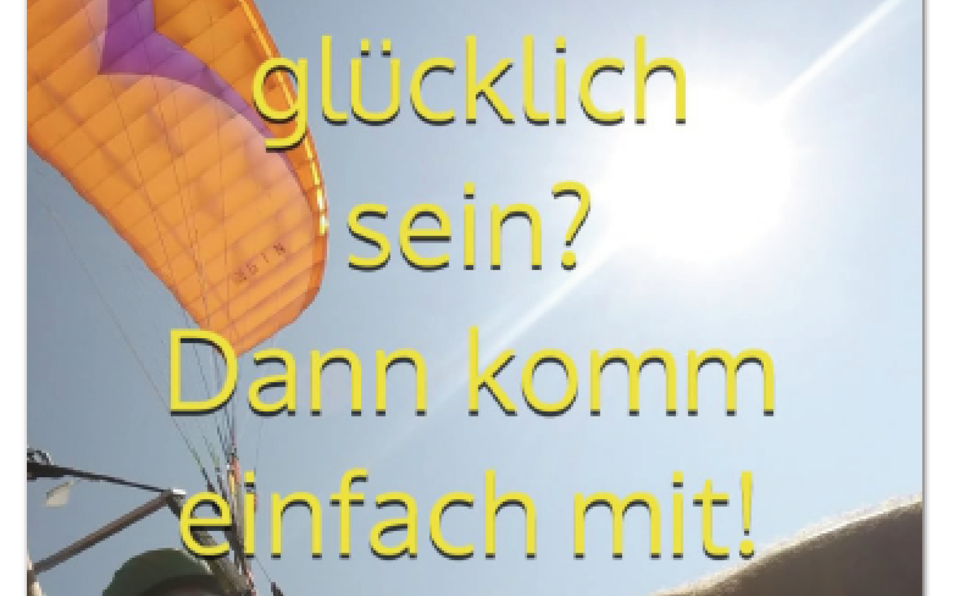 Glücklich sein 